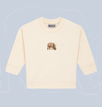 Load image into Gallery viewer, AMES SPECIAL EDITION - WHITE RHINO SWEATSHIRT / BABIES