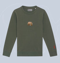 Load image into Gallery viewer, AMES SPECIAL EDITION - WHITE RHINO SWEATSHIRT / KIDS