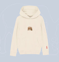 Load image into Gallery viewer, AMES SPECIAL EDITION - WHITE RHINO HOODIE / KIDS