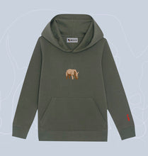 Load image into Gallery viewer, AMES SPECIAL EDITION - WHITE RHINO HOODIE / KIDS