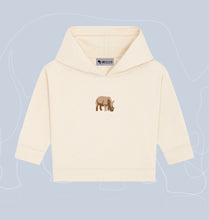 Load image into Gallery viewer, AMES SPECIAL EDITION - WHITE RHINO HOODIE / BABIES
