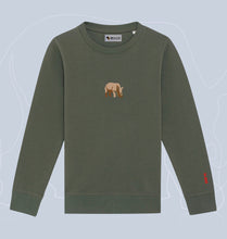 Load image into Gallery viewer, AMES SPECIAL EDITION - WHITE RHINO SWEATSHIRT / KIDS
